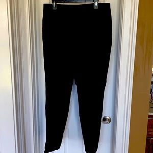 Ladies Black Linen Dress Pants 16 Petite NWOT